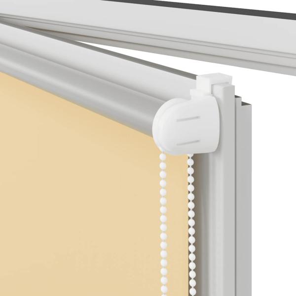 Verdunkelungsrollo Beige 90x130cm Stoffbreite 85,7 cm Polyester