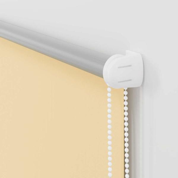 Verdunkelungsrollo Beige 90x130cm Stoffbreite 85,7 cm Polyester