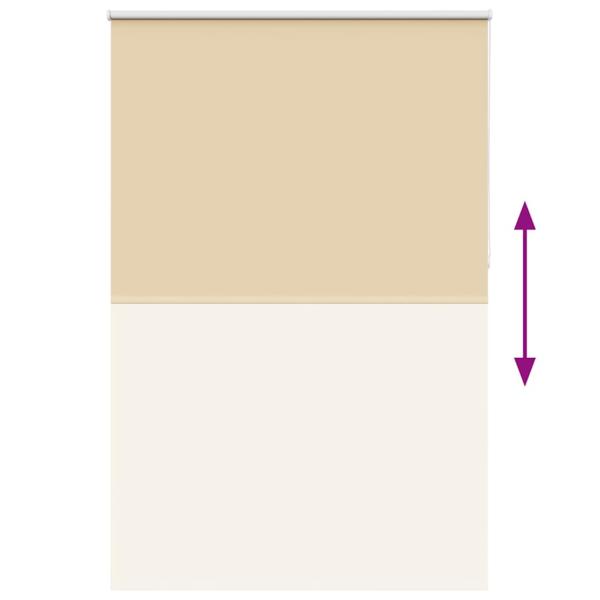 Verdunkelungsrollo Beige 160x230 cm Stoffbreite 156,6 cm