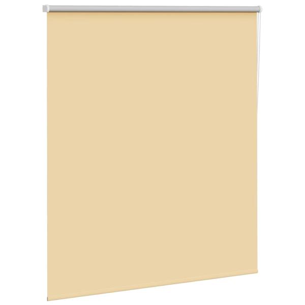Verdunkelungsrollo Beige 130x150 cm Stoffbreite 126,6 cm