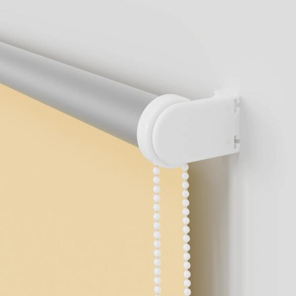 Verdunkelungsrollo Beige 130x150 cm Stoffbreite 126,6 cm