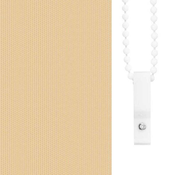 Verdunkelungsrollo Beige 135x230 cm Stoffbreite 131,6 cm