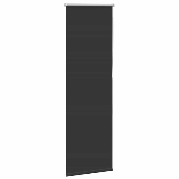 Verdunkelungsrollo Schwarz 40x175 cm Stoffbreite 35,7 cm