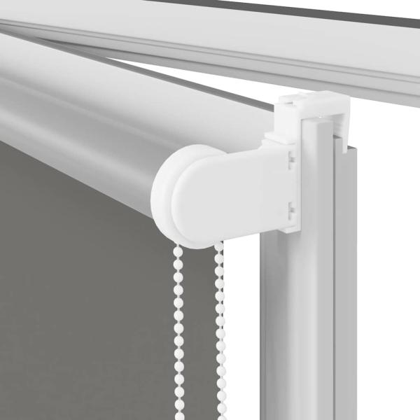 Verdunkelungsrollo Grau 165x150cm Stoffbreite 161,6cm Polyester