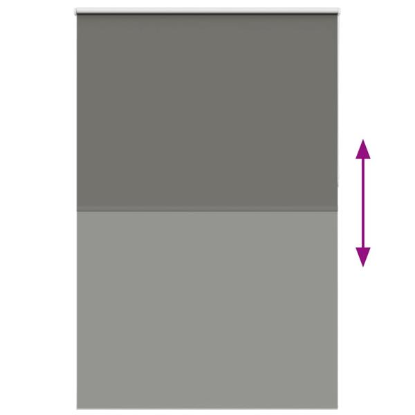 Verdunkelungsrollo Grau 160x230cm Stoffbreite 156,6cm Polyester