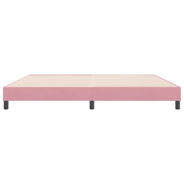 Boxspringbett ohne Matratze Rosa 180x210 cm Samt