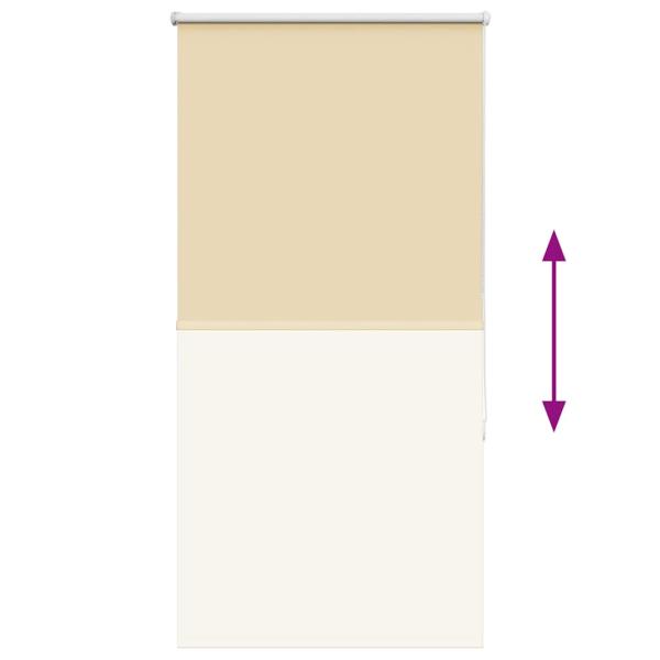 Verdunkelungsrollo Beige 70x150cm Stoffbreite 65,7 cm Polyester