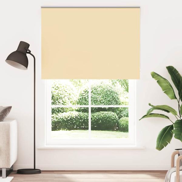 ARDEBO.de - Verdunkelungsrollo Beige 155x210 cm Stoffbreite 151,6 cm
