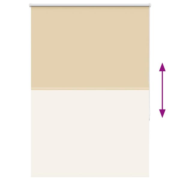 Verdunkelungsrollo Beige 105x150 cm Stoffbreite 100,7 cm