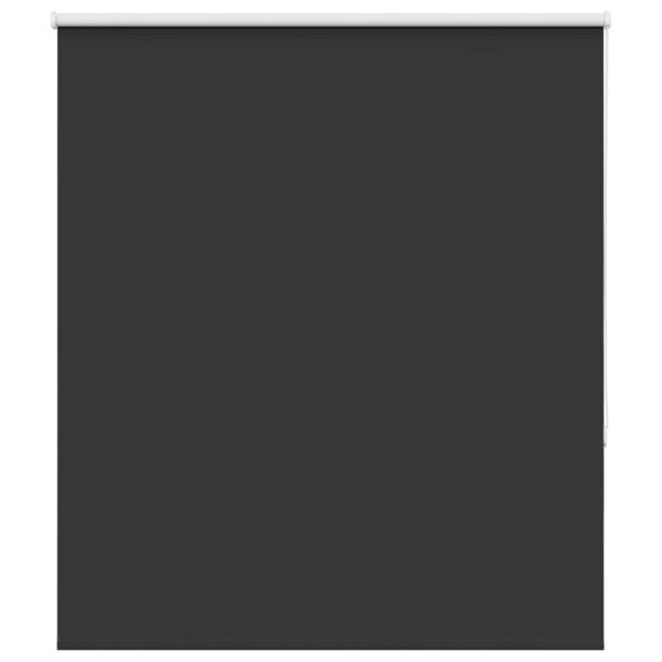 Verdunkelungsrollo Schwarz 130x130 cm Stoffbreite 126,6 cm