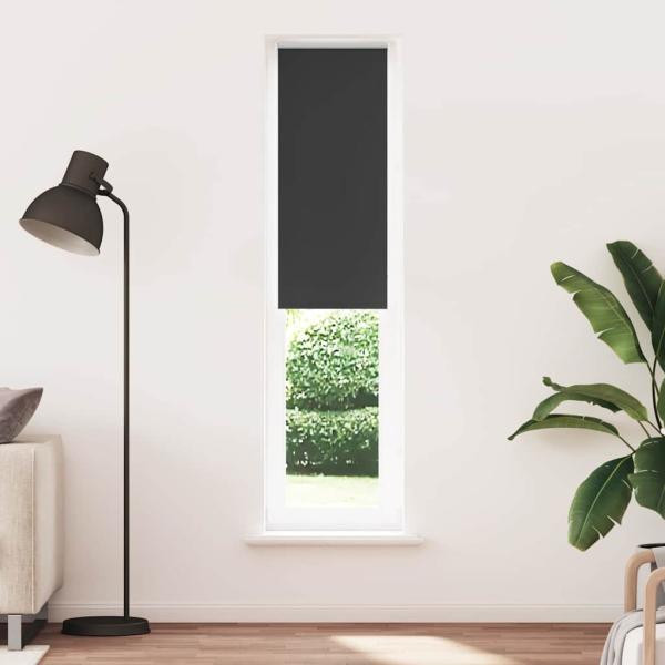 ARDEBO.de - Verdunkelungsrollo Schwarz 60x210 cm Stoffbreite 55,7 cm