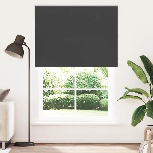 ARDEBO.de - Verdunkelungsrollo Schwarz 155x210 cm Stoffbreite 151,6 cm