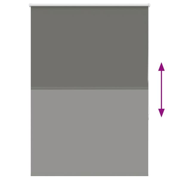 Verdunkelungsrollo Grau 110x175cm Stoffbreite 105,7cm Polyester