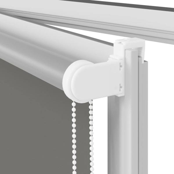 Verdunkelungsrollo Grau 160x150cm Stoffbreite 156,6cm Polyester