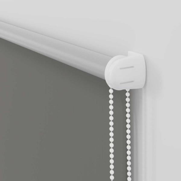 Verdunkelungsrollo Grau 100x230 cm Stoffbreite 95,7cm Polyester