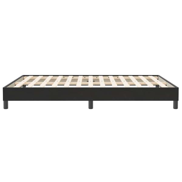 Boxspringbett ohne Matratze Schwarz 160x210 cm Samt