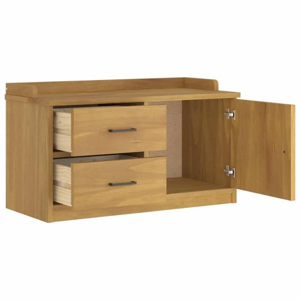 Flurbank SANDNES 87x40x50 cm Massivholz Kiefer
