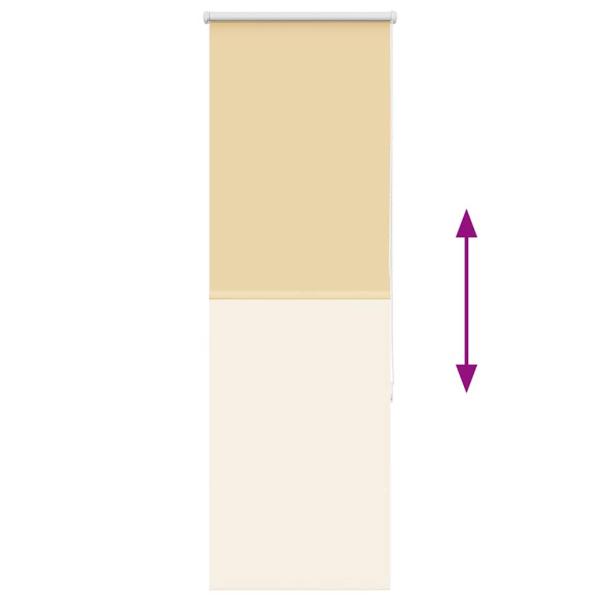 Verdunkelungsrollo Beige 45x130cm Stoffbreite 40,7 cm Polyester