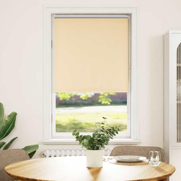 Verdunkelungsrollo Beige 80x175cm Stoffbreite 75,7 cm Polyester