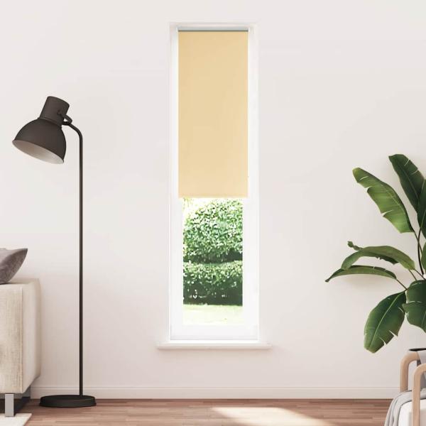 ARDEBO.de - Verdunkelungsrollo Beige 55x210cm Stoffbreite 50,7 cm Polyester