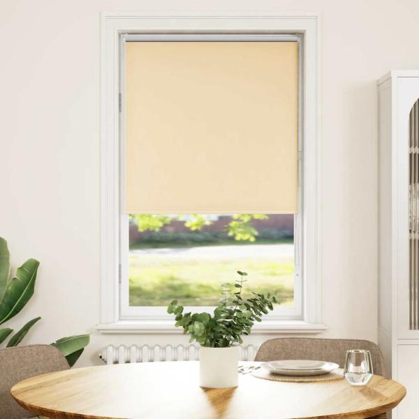 Verdunkelungsrollo Beige 65x175cm Stoffbreite 60,7 cm Polyester