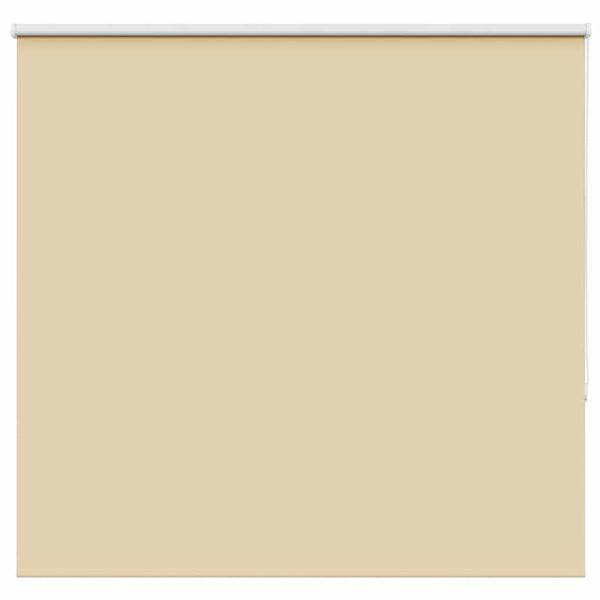 ARDEBO.de - Verdunkelungsrollo Beige 150x150 cm Stoffbreite 146,6 cm