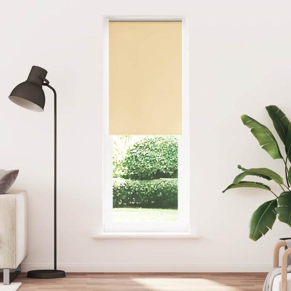 ARDEBO.de - Verdunkelungsrollo Beige 85x230cm Stoffbreite 80,7 cm Polyester