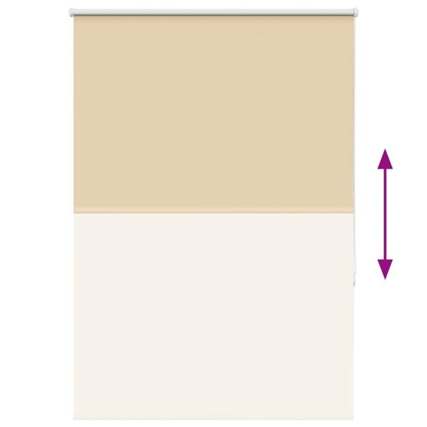 Verdunkelungsrollo Beige 90x150cm Stoffbreite 85,7 cm Polyester