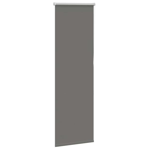 Verdunkelungsrollo Grau 50x175 cm Stoffbreite 45,7 cm Polyester