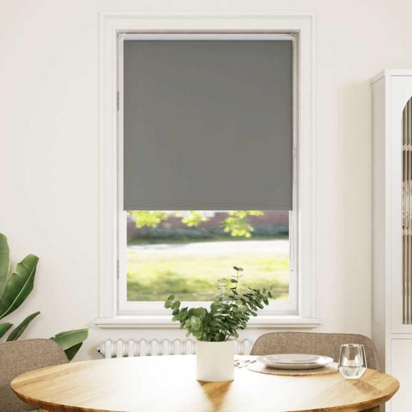 ARDEBO.de - Verdunkelungsrollo Grau 85x150 cm Stoffbreite 80,7 cm Polyester