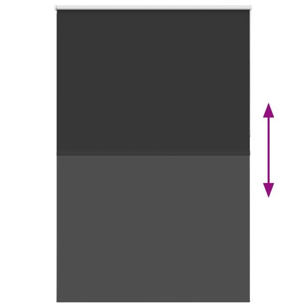 Verdunkelungsrollo Schwarz 150x230 cm Stoffbreite 146,6 cm