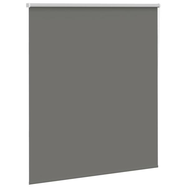 Verdunkelungsrollo Grau 140x130cm Stoffbreite 136,6cm Polyester