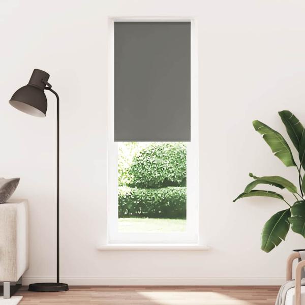 ARDEBO.de - Verdunkelungsrollo Grau 80x230 cm Stoffbreite 75,7 cm Polyester