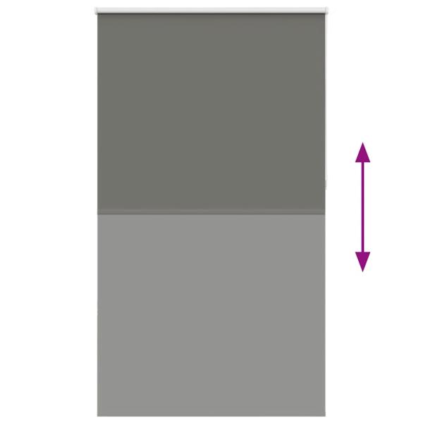 Verdunkelungsrollo Grau 120x210cm Stoffbreite 116,6cm Polyester