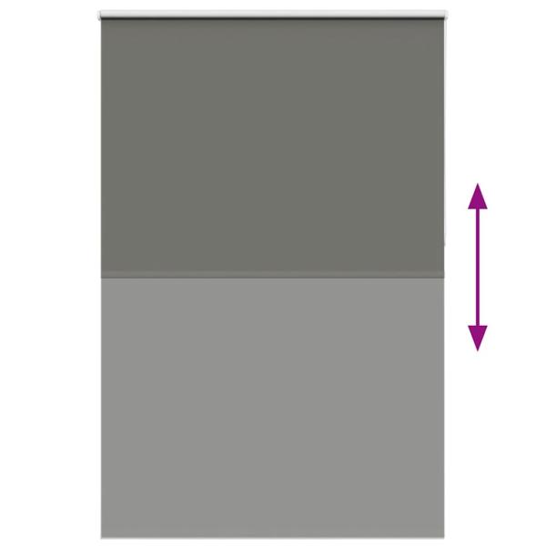 Verdunkelungsrollo Grau 150x230cm Stoffbreite 146,6cm Polyester