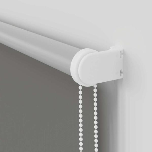 Verdunkelungsrollo Grau 150x210cm Stoffbreite 146,6cm Polyester