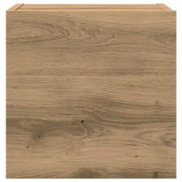 5-teiliges TV-Schrank-Set Wandmontage Artisan Eiche