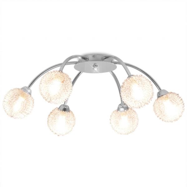 ARDEBO.de - Deckenleuchte mit 6 LED-Glühlampen G9 240 W