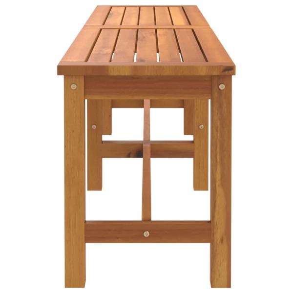 Gartenbank 150x35x45 cm Massivholz Akazie