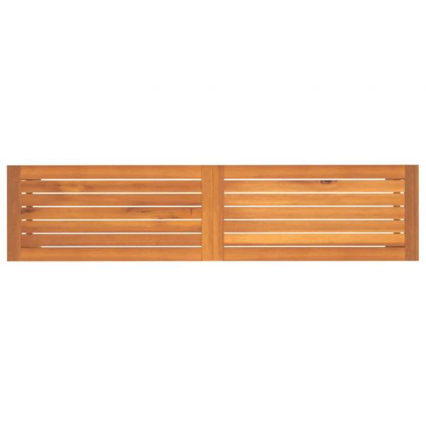 Gartenbank 150x35x45 cm Massivholz Akazie
