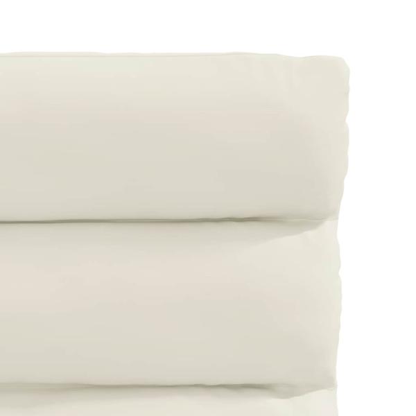Esszimmerstühle 4 Stk. Creme Samt