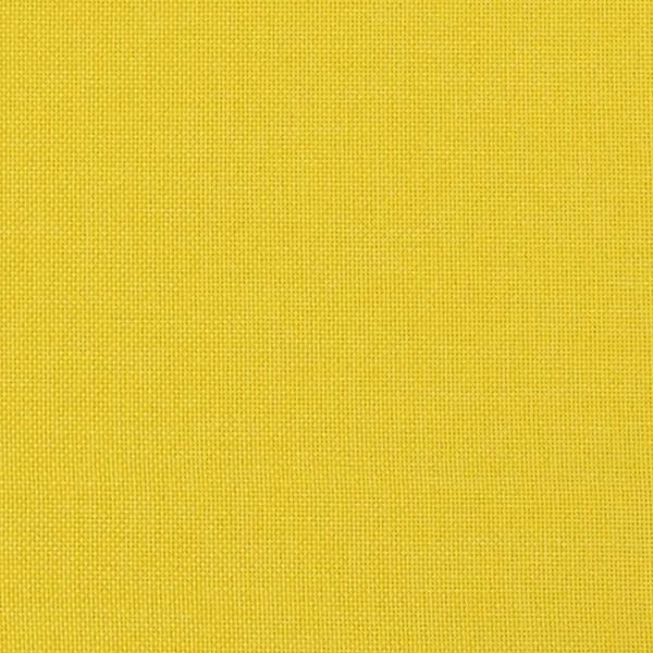 Schaukelstuhl mit Fußhocker Stoff Hellgelb