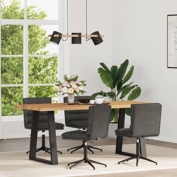 ARDEBO.de - Esszimmerstühle 4 Stk. Schwarz Kunstleder