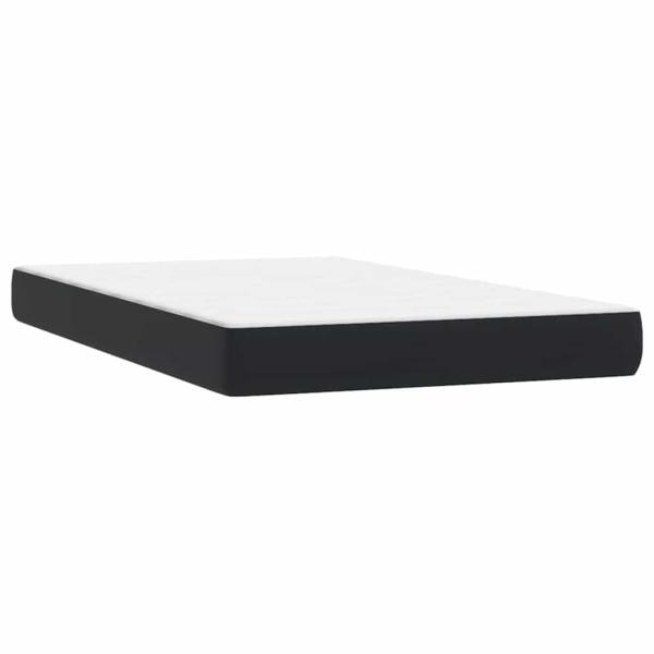 Boxspringbett mit Matratze Schwarz 120x220 cm Samt
