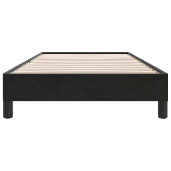 Boxspringbett ohne Matratze Schwarz 80x210 cm Samt
