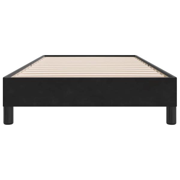 Boxspringbett ohne Matratze Schwarz 100x210 cm Samt