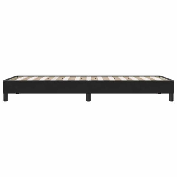 Boxspringbett ohne Matratze Schwarz 100x210 cm Samt
