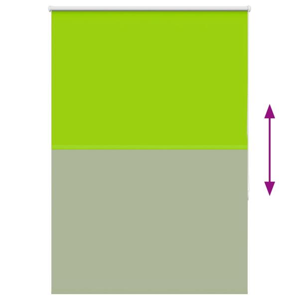 Verdunkelungsrollo Grün 115x175cm Stoffbreite 110,7cm Polyester