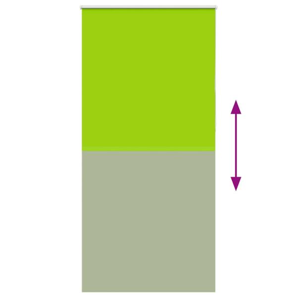 Verdunkelungsrollo Grün 105x230cm Stoffbreite 100,7cm Polyester