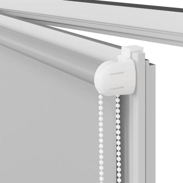 Verdunkelungsrollo Hellgrau 50x175 cm Stoffbreite 45,7 cm